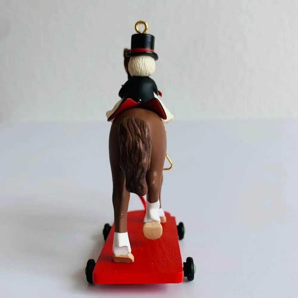 2008 Hallmark Horse & Bear Ornament